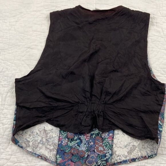 Vintage Floral Patterned Vest size Large - Picture 5 of 7